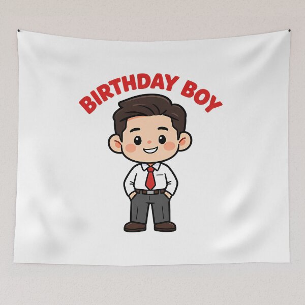 Item preview, Chibi Birthday Boy — Office Attire Hands in Pockets designed and sold by Bondingbonding.
