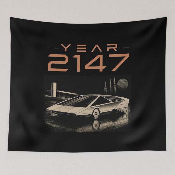 Item preview, Year 2147 Futuristic Cyberpunk Sci-Fi Streetwear  designed and sold by TEEJAMBOREE.