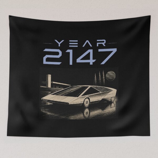 Item preview, Year 2147 Futuristic Cyberpunk Sci-Fi Streetwear  designed and sold by TEEJAMBOREE.