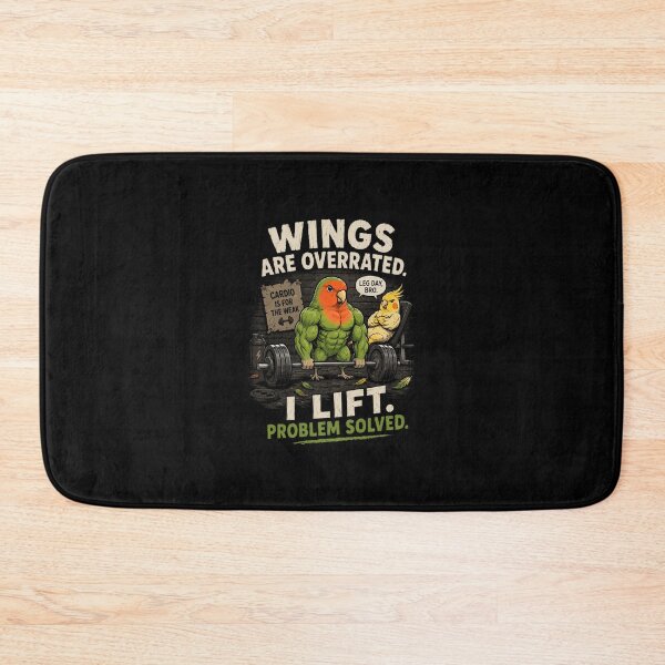 Item preview, Lift Peck Repeat – Funny Muscular Bird Gym T-Shirt designed and sold by DogLord.