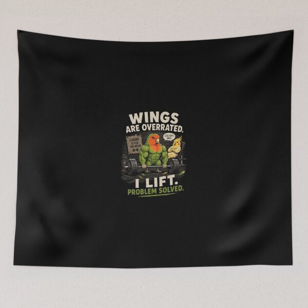 Item preview, Lift Peck Repeat – Funny Muscular Bird Gym T-Shirt designed and sold by DogLord.