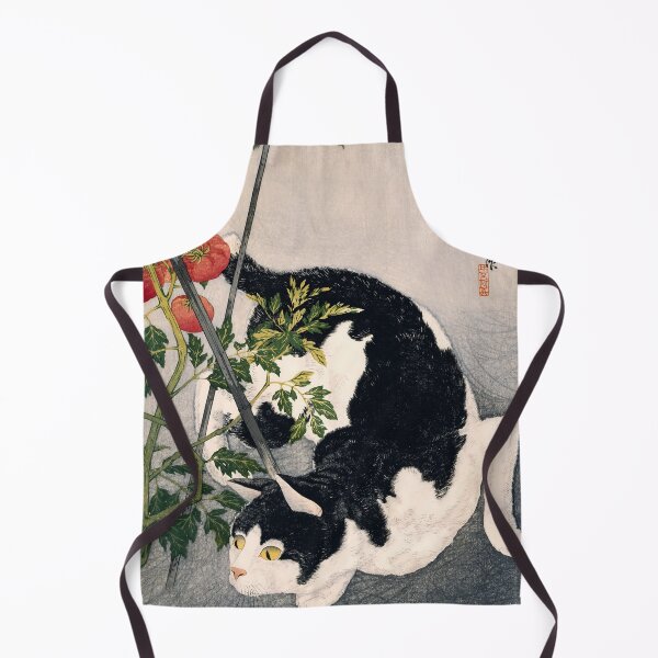 Item preview, Cat in Tomato Garden Ukiyoe Art designed and sold by WaArtJP.