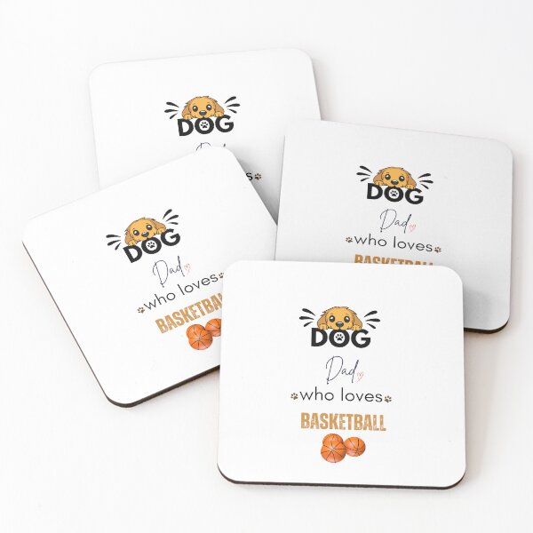 Item preview, Dog Dad Who Loves Basketball designed and sold by PawFitt.
