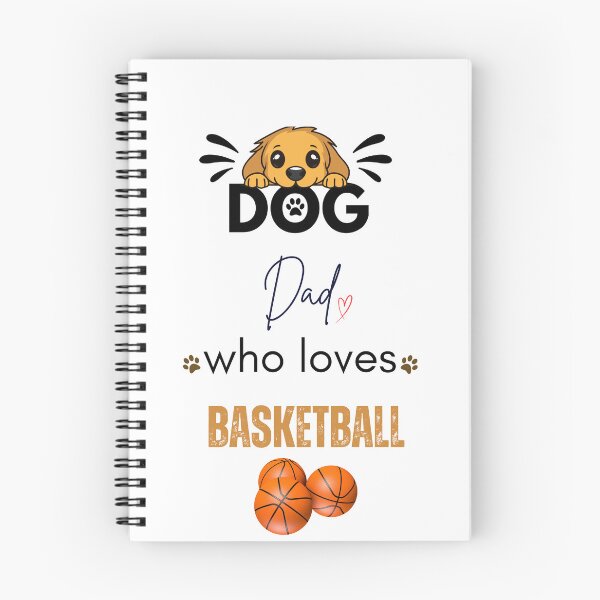 Item preview, Dog Dad Who Loves Basketball designed and sold by PawFitt.