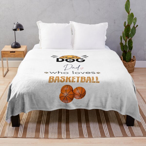 Item preview, Dog Dad Who Loves Basketball designed and sold by PawFitt.