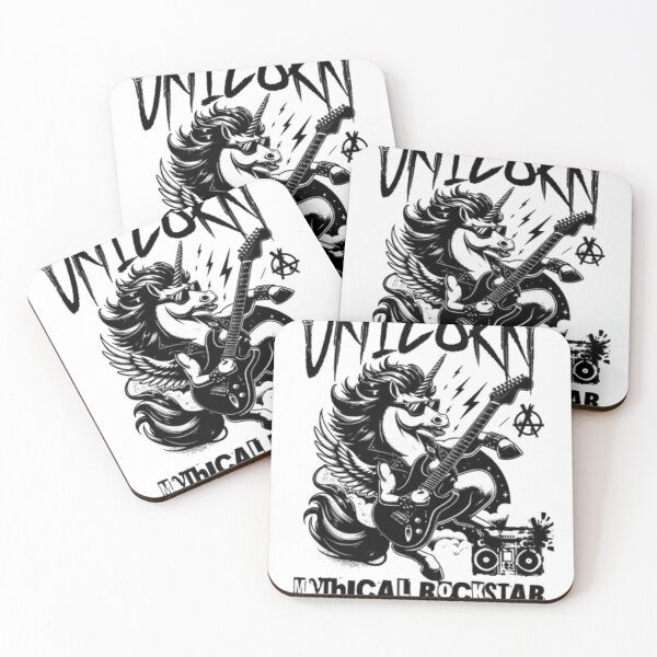 Item preview, Unicorn Mythical Rockstar - Funny Rocker Guitar Electric Guitarist designed and sold by GenZFashion000.