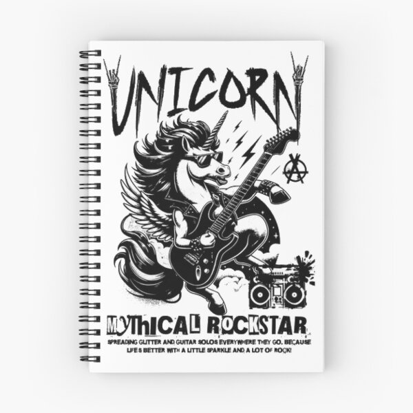 Item preview, Unicorn Mythical Rockstar - Funny Rocker Guitar Electric Guitarist designed and sold by GenZFashion000.