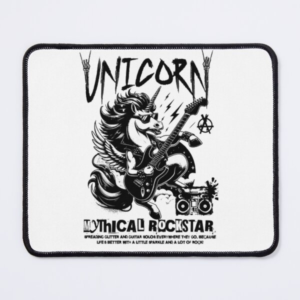 Item preview, Unicorn Mythical Rockstar - Funny Rocker Guitar Electric Guitarist designed and sold by GenZFashion000.