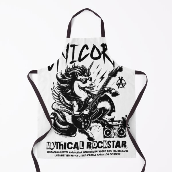 Item preview, Unicorn Mythical Rockstar - Funny Rocker Guitar Electric Guitarist designed and sold by GenZFashion000.