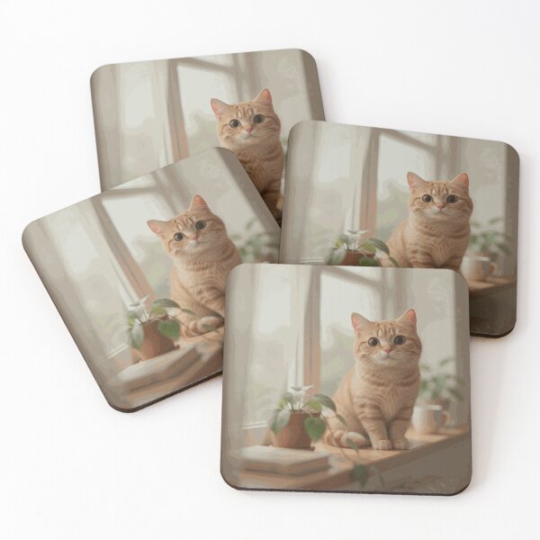 Item preview, Cozy Orange Tabby Cat by the Window designed and sold by MiloCarver.
