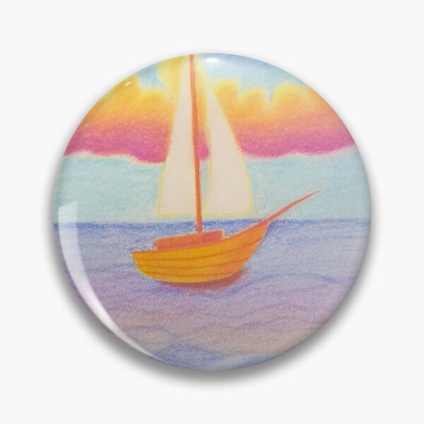 Item preview, A boat on the ocean designed and sold by lavenderXblue.