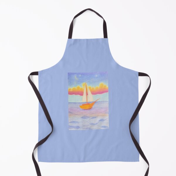 Item preview, A boat on the ocean designed and sold by lavenderXblue.