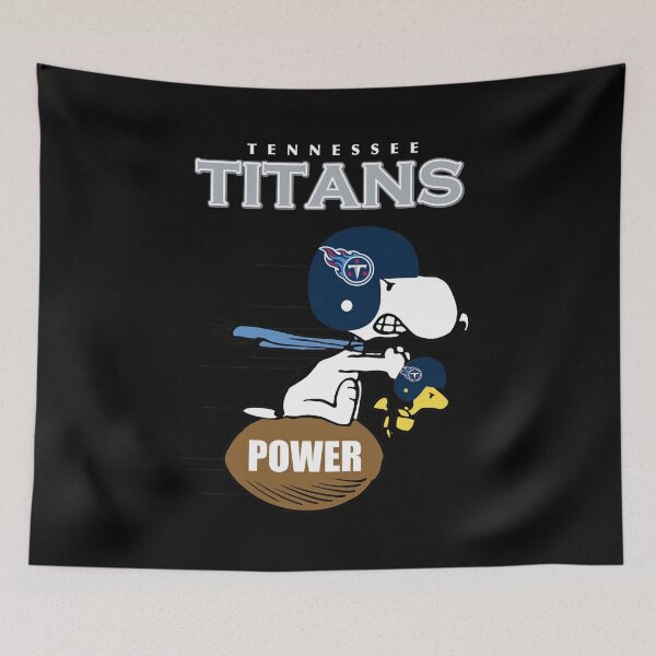 Item preview, Snoopy Woodstock Titans POWER Football designed and sold by baresddeidago.