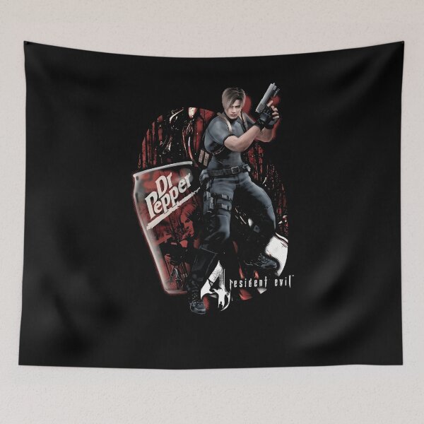 Item preview, Leon S. Kennedy Resident Evil Shirt, Dr Pepper Meme Graphic Tee, RE4 Survival Horror Gaming Design, Vintage Gamer Gift, Retro Horror Art designed and sold by Phirivey.