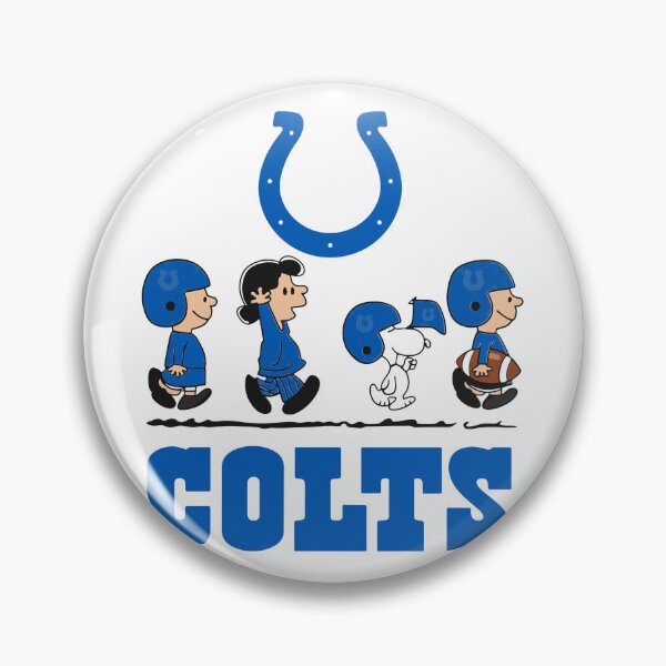 Item preview, Colts Blue Team Cartoon Friends Football designed and sold by baresddeidago.