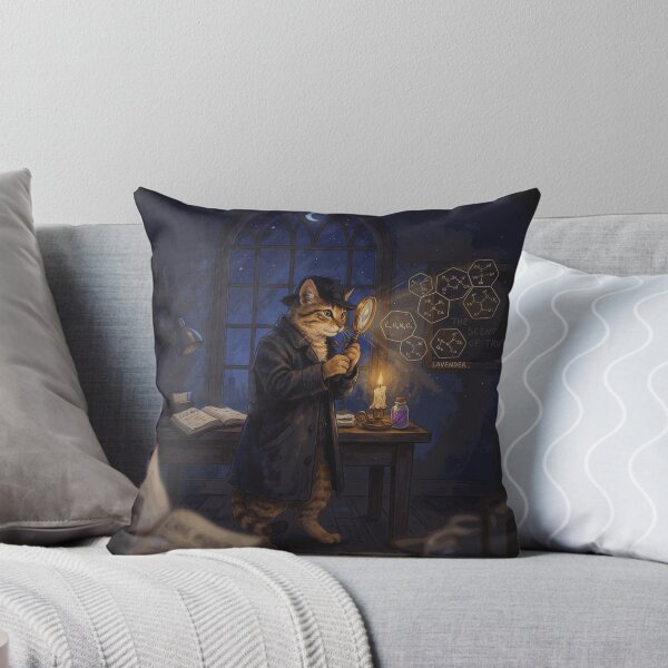 Item preview, Detective Cat Investigating the Scent of Truth designed and sold by MiloCarver.