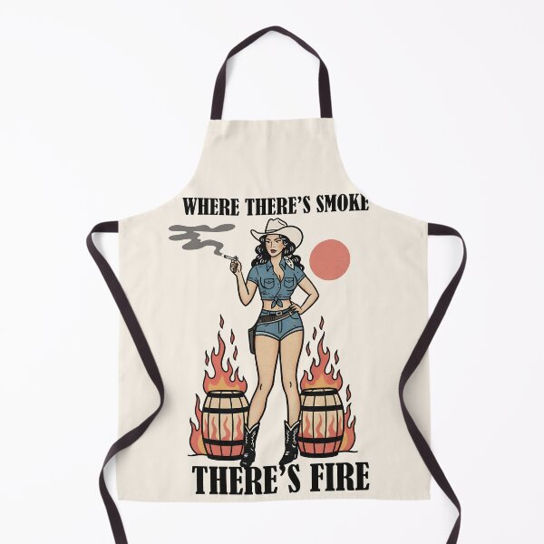 Item preview, Vintage Cowgirl Where There's Smoke, There's Fire designed and sold by legendaryskins.