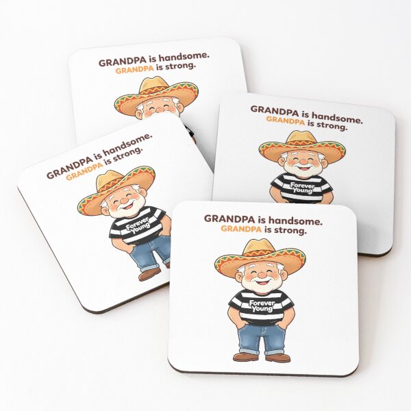 Item preview, Grandpa is Handsome & Strong — Forever Young designed and sold by Bondingbonding.