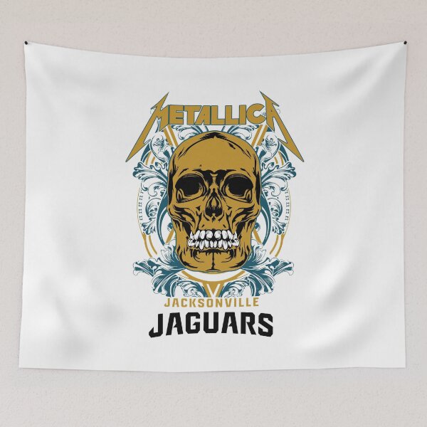 Item preview, Metallica Jacksonville Jaguars Skull designed and sold by baresddeidago.