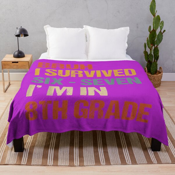 Item preview, Bruh I Survived Six Seven Back to School 8th Grade Meme Boys designed and sold by melodycook.