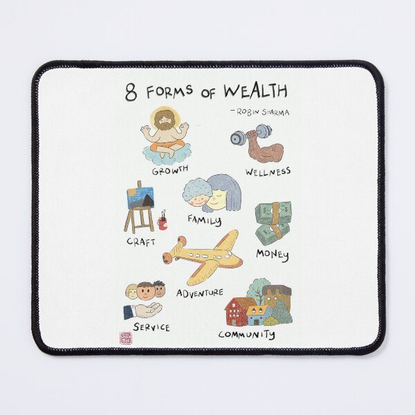Item preview, 8 Forms of Wealth designed and sold by MindfulReminder.