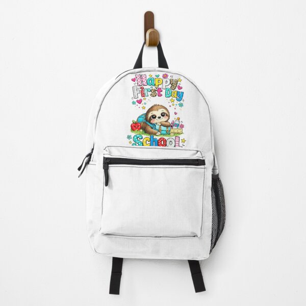 Item preview, Happy First Day Of School Cute Sloth Teachers Students designed and sold by QuiteOrbit.