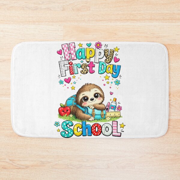 Item preview, Happy First Day Of School Cute Sloth Teachers Students designed and sold by QuiteOrbit.