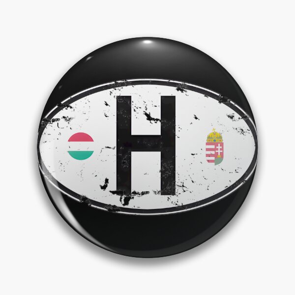 Item preview, Hungary Oval Country Code Decalpng designed and sold by vallinda.
