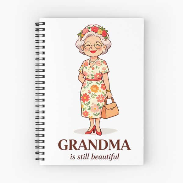 Item preview, Grandma is Still Beautiful — Floral Elegant Grandma designed and sold by Bondingbonding.