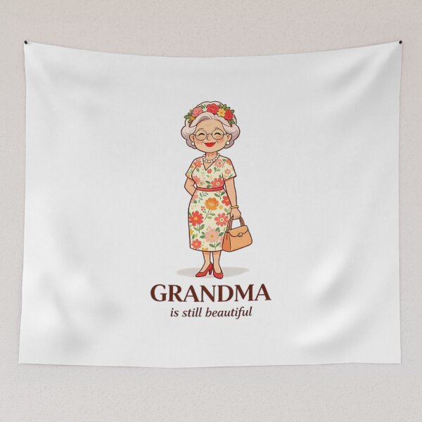Item preview, Grandma is Still Beautiful — Floral Elegant Grandma designed and sold by Bondingbonding.
