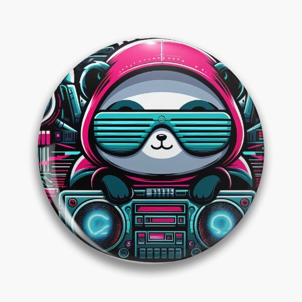 Item preview, Never Fully Charged Cyberpunk Red Panda Low Battery Tee designed and sold by SivaStudios.