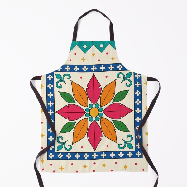 Item preview, Mexican Folk Poinsettia — Talavera Tile Christmas Nochebuena designed and sold by Planthem.