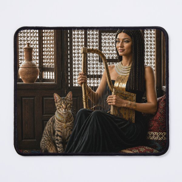 Item preview, Ancient Egyptian Singer in Old Cairo Arabesque Sanctuary designed and sold by TuyaArts.