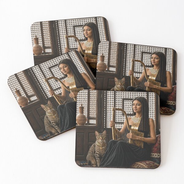 Item preview, Ancient Egyptian Singer in Old Cairo Arabesque Sanctuary designed and sold by TuyaArts.