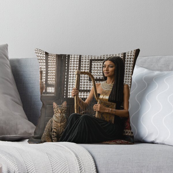 Item preview, Ancient Egyptian Singer in Old Cairo Arabesque Sanctuary designed and sold by TuyaArts.