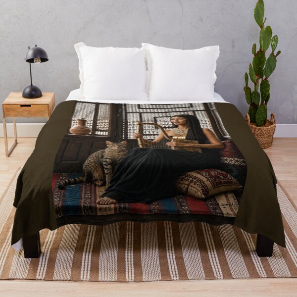 Item preview, Ancient Egyptian Singer in Old Cairo Arabesque Sanctuary designed and sold by TuyaArts.