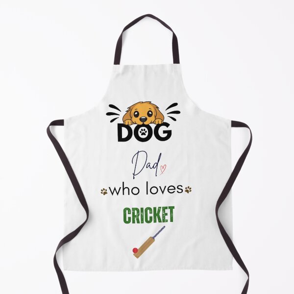 Item preview, Dog Dad Who Loves Cricket designed and sold by PawFitt.