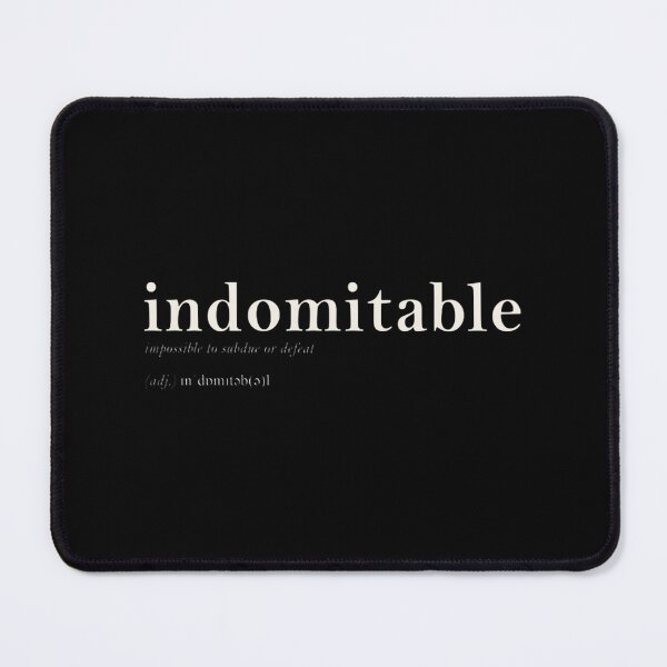 Item preview, Indomitable Word Definition designed and sold by vallinda.