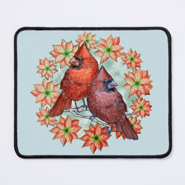 Item preview, Cardinals Poinsettias designed and sold by artmuvz.