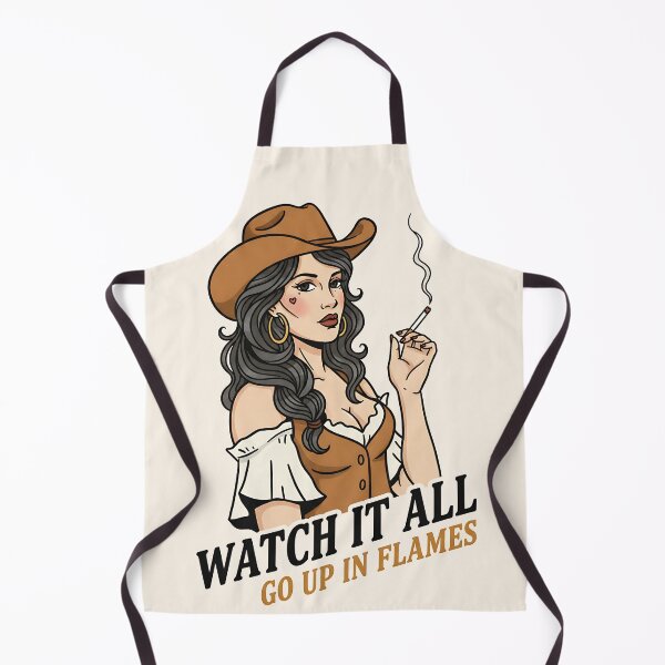 Item preview, Vintage Cowgirl Watch It All Go Up In Flames designed and sold by legendaryskins.