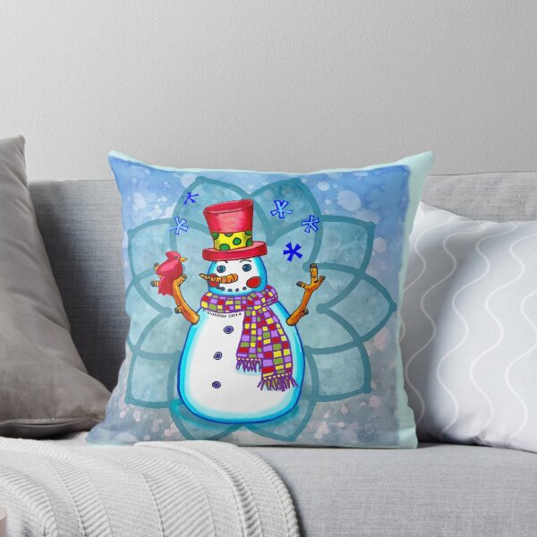 Item preview, Red Bird Snowman  designed and sold by artmuvz.