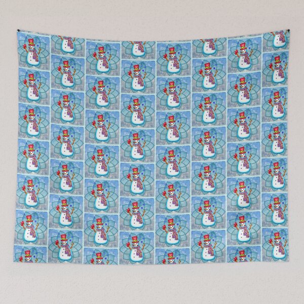 Item preview, Red Bird Snowman  designed and sold by artmuvz.