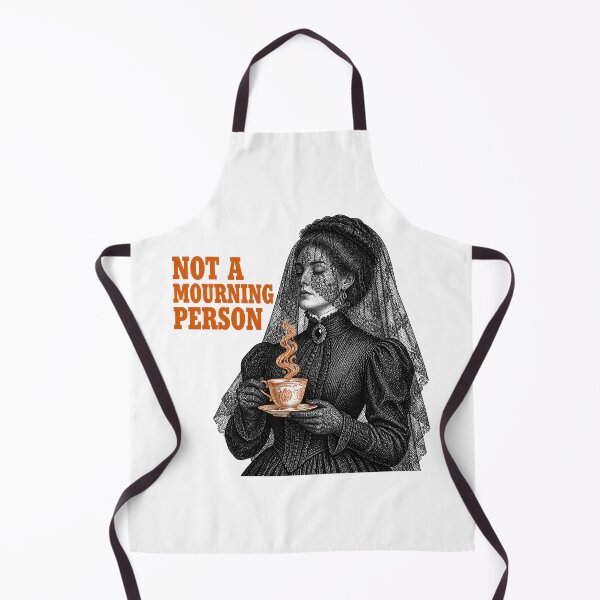 Item preview, Not A Mourning Person — Victorian Widow Coffee Goth Shirt designed and sold by Uglyandcute.