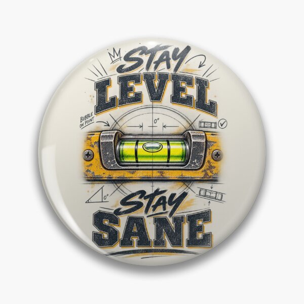 Item preview, Stay Level, Stay Sane •  Builders, Carpenters and Plumbers designed and sold by Applecrunch.