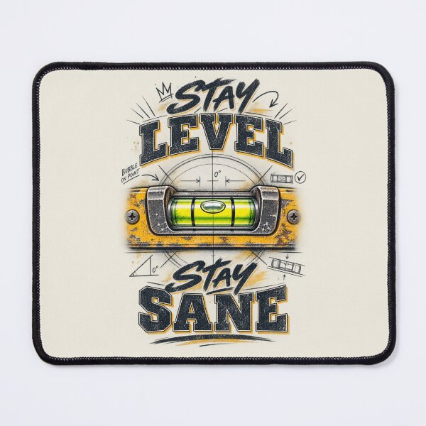 Item preview, Stay Level, Stay Sane • Builders, Carpenters and Plumbers designed and sold by Applecrunch.