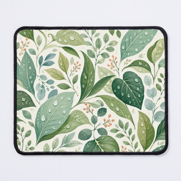 Item preview, Fresh Dewy Green Botanical Pattern designed and sold by Kooyana04.