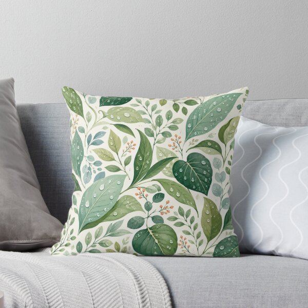 Item preview, Fresh Dewy Green Botanical Pattern designed and sold by Kooyana04.
