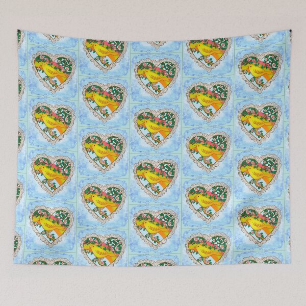 Item preview, Yellow Heart Bird designed and sold by artmuvz.
