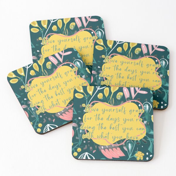Item preview, Grace Quote On Bold Botanical designed and sold by AccessoriesareNecessities.