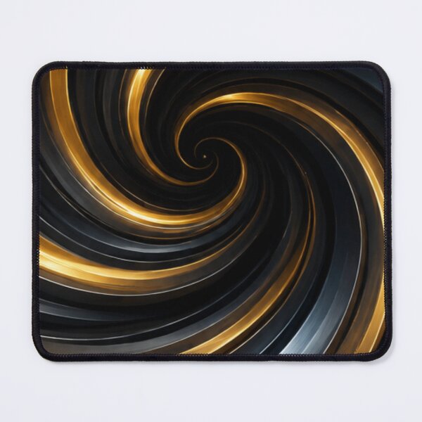 Item preview, Luxury Gold Black Spiral Swirl Pawarmogiyaji designed and sold by Pawar1999.